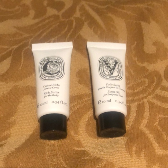 DIPTYQUE 1-Rich Butter for body 10 ml 1-Satin Oil for body & hair 10 ml - Picture 1 of 1